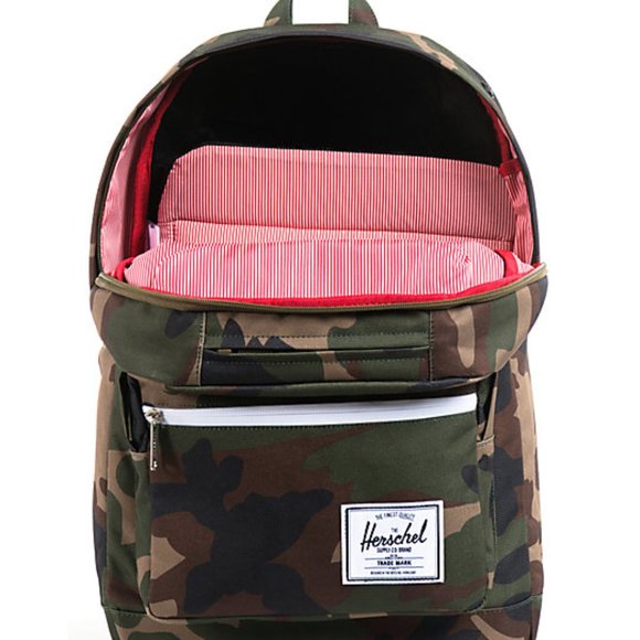 Herschel Supply Co Pop Quiz Woodland Camo Backpack - Picture 9 of 14